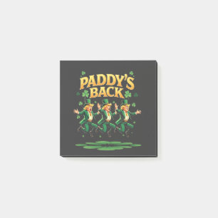 Paddy's zurück lustiger Trump St. Patrick Tag Leop Post-it Klebezettel