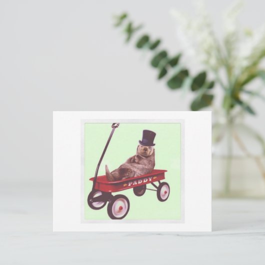 Paddywagenpostkarte Postkarte (Stehend Vorderseite)