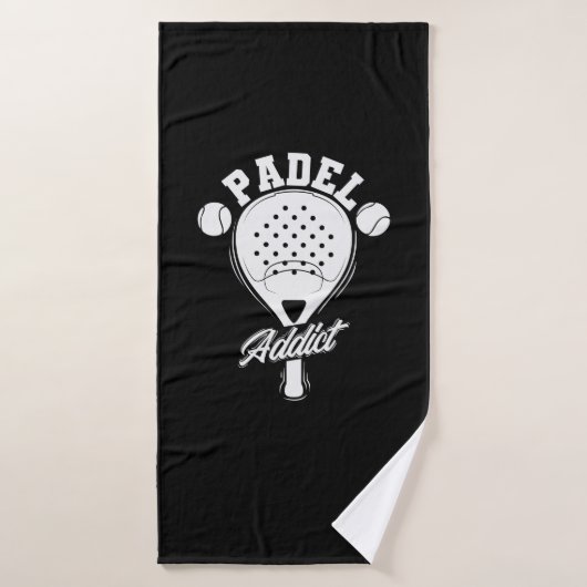 Padel Addict Tennis Ballsportart Badehandtuch (Badehandtuch)