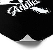 Padel Addict Tennis Ballsportart Poster (Ecke)