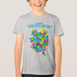 👽Padel Behold—the “Lil’ Smashonaut Supreme” Kids Tri-Blend Shirt