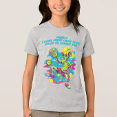 👽Padel Behold—the “Lil’ Smashonaut Supreme” Kids Tri-Blend Shirt (Vorderseite)