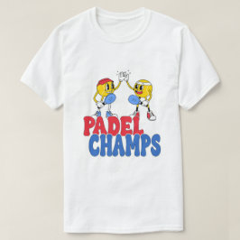 Padel Champs | Retro Cartoon Sports High 5 T-Shirt