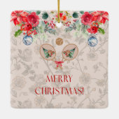 Padel Christmas Ornament – A Holiday Padel Angel (Rückseite)