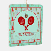 Padel Christmas Ornament – A Padel Retro Christmas (Rechts)