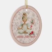 Padel Christmas Ornament – Dainty Padel Angel (Rechts)