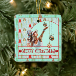 Padel Christmas Ornament – Padel Retro Christmas