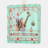Padel Christmas Ornament – Padel Retro Christmas (Links)