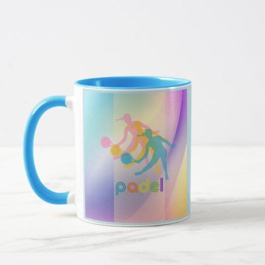 PADEL COFFEE MUG– VIBRANT STYLE for HER BRIGHTS Tasse (Links)