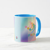 PADEL COFFEE MUG– VIBRANT STYLE for HER BRIGHTS Tasse (VorderseiteRechts)
