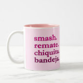 PADEL COFFEE MUG – WORD VIBES – BRIGHT LIGHT PINKS ZWEIFARBIGE TASSE (Links)