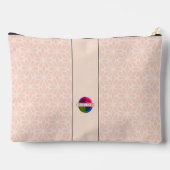 Padel Cosmetic Bag - Social Club Beige Black Zubehörtasche (Rückseite)