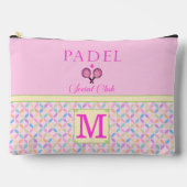 Padel Cosmetic Bag - Social Club Brights & Pink Zubehörtasche (Vorderseite)