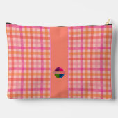 Padel Cosmetic Bag - Social Club Gingham Brights Zubehörtasche (Rückseite)