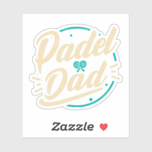 Padel Dad Plattform Tennis Paddleball Padel  Aufkleber