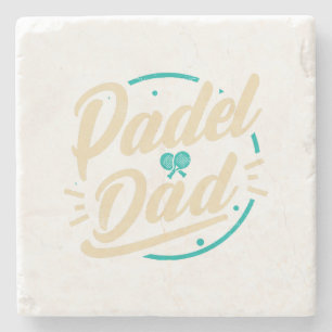 Padel Dad Plattform Tennis Paddleball Padel Steinuntersetzer