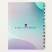 Padel Day Planner – Girls Super Power Multi-Colors Planer (Rückseite)