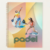 Padel Day Planner – Vibrant Padel Style Planer (Vorderseite)