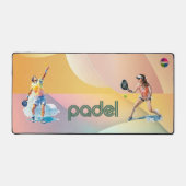 Padel Desk Mat: Vibrant Style Collection Vol.1 Schreibtischunterlage (Vorderseite)