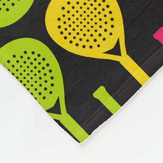 Padel Glow & Throw Fleecedecke (Ecke)