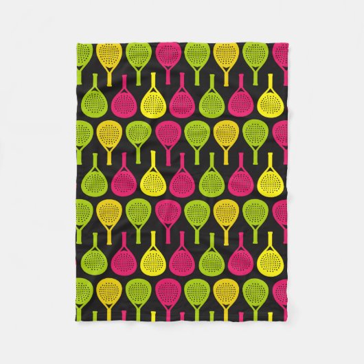 Padel Glow & Throw Fleecedecke (Vorderseite)