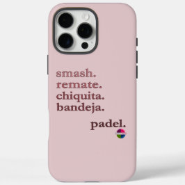 Padel-Handyhülle - Personalisiertes Wort Vibe Dust iPhone 16 Pro Max Hülle