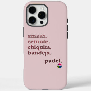 Padel-Handyhülle - Personalisiertes Wort Vibe Dust iPhone 16 Pro Max Hülle