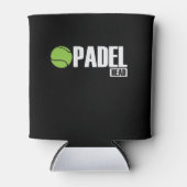 Padel Head Tennis Sport und Ball Dosenkühler (Vorderseite)