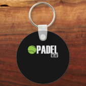 Padel Head Tennis Sport und Ball Schlüsselanhänger (Vorderseite)