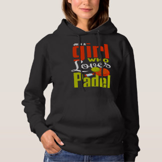 Padel I Love Sport Padel Girls Padel Player Hoodie