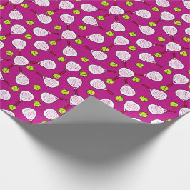 🎾 Padel Kundgebung Wrap hot pink Geschenkpapier