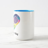 Padel Lover Zweifarbige Tasse (Mittel)