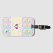 Padel Luggage Tag - Social Club Brights & Lilac Gepäckanhänger (Vorderseite (Horizontal))