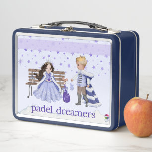 PADEL-LUNCHBOX – ENTZÜCKENDE PADEL-PRINZESSIN & PR METALL BROTDOSE