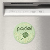 Padel Magnet – Spanische Fliesenvibes Matcha Grün (In Situ (Geschirrspüler))