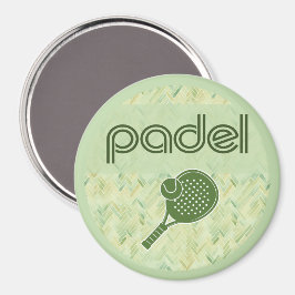 Padel Magnet – Spanische Fliesenvibes Matcha Grün