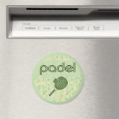 Padel Magnet – Spanish Tile Vibes Matcha Green (In Situ (Geschirrspüler))