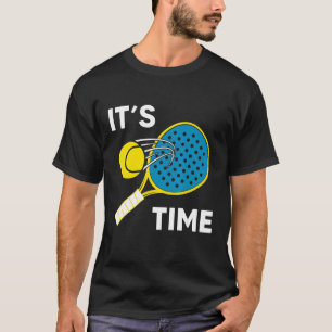 Padel Man Woman Mesh Es ist Padel Time Funny T-Shirt