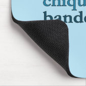 Padel-Mauspad - Word Vibe Sky Blue Mousepad (Ecke)