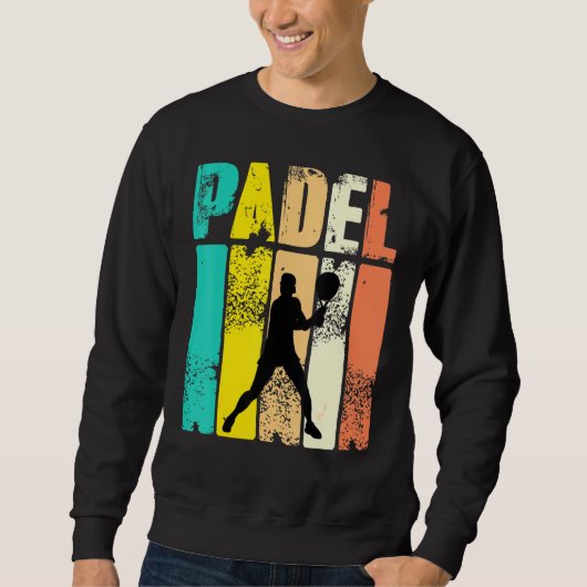 Padel mit Vintage-Effekt Sweatshirt (Vorderseite)