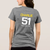 Padel Monkey Business Smashwear Tri-Blend Shirt (Rückseite)