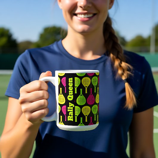 Padel Neon Kundgebung Fuel Kaffeetasse