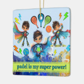 PADEL ORNAMENT – PADEL BOYS SUPERHEROES BLUE (Links)