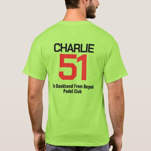 Padel Out of This Court T-Shirt (Rückseite)