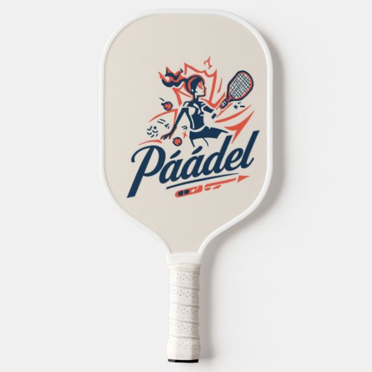 Padel Pickleball Paddle - Dynamic Sport Design (Rückseite)