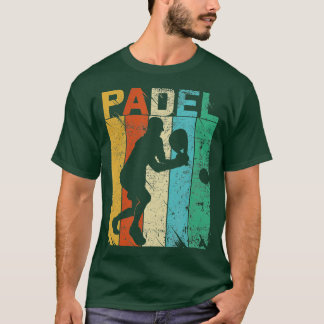 Padel Player Sport Coach Geschenk für Fans Padel e T-Shirt