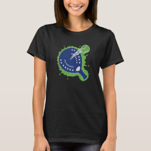 Padel Player Vintag Retro Padel Racket Tennis T-Shirt