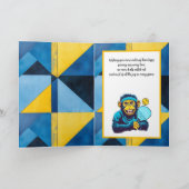 Padel Primat Party Feiertagskarte (Innenseite)