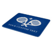 Padel-Schläger Sport Schneidebrett Geschenk für Kü (Ecke)