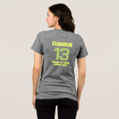 🧌Padel-Schläger-Wüterich Tri-Blend Shirt (Rückseite voll)